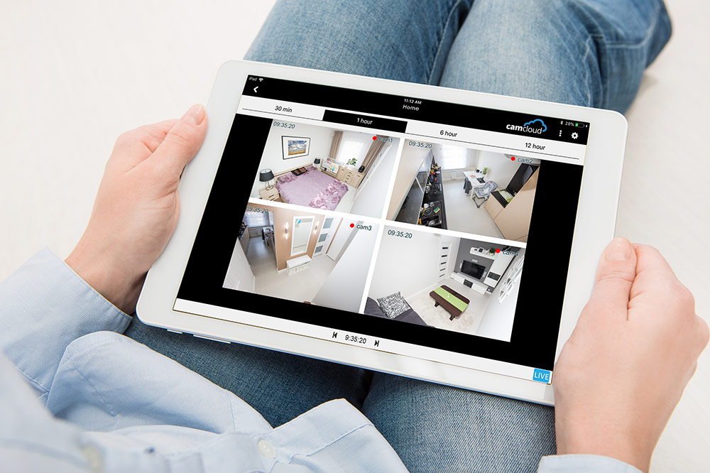 Cloud Video Surveillance iPad